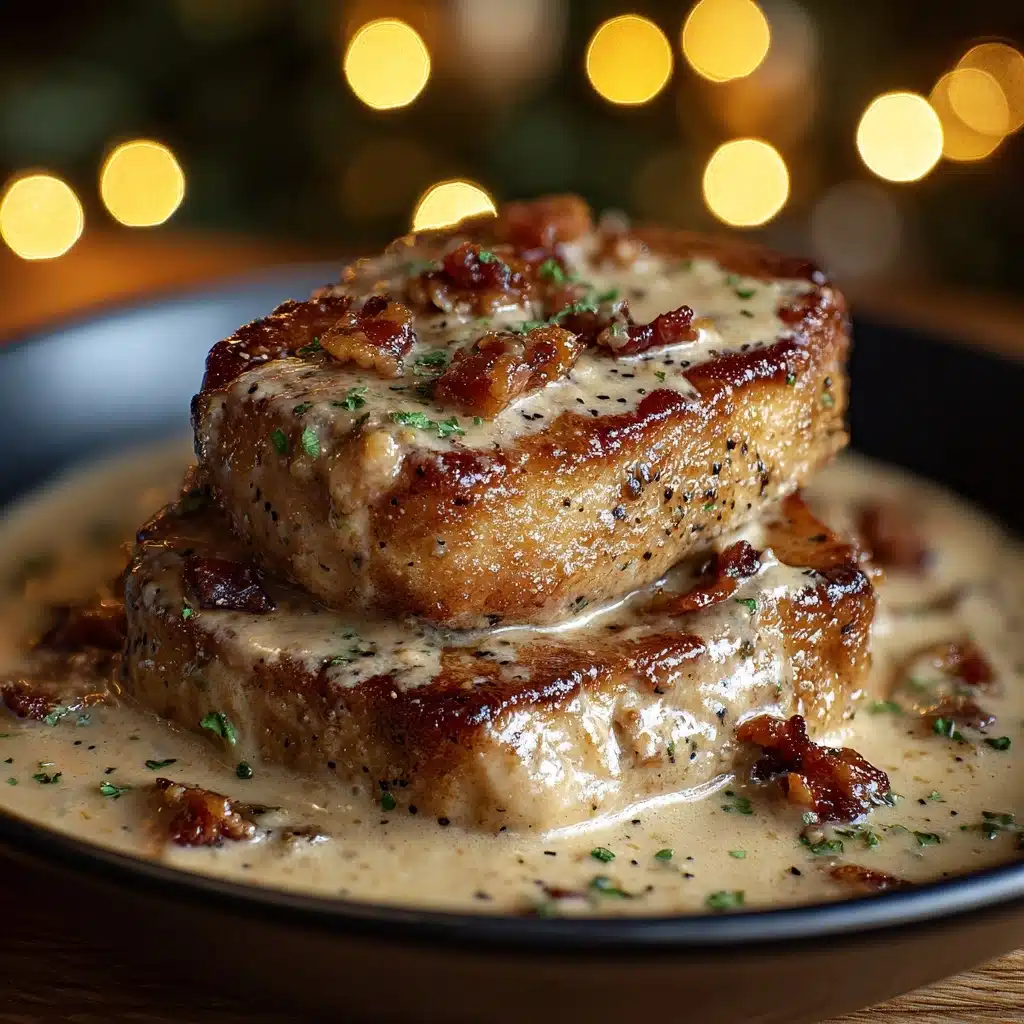 Country Fried Pork Chops with Bacon Gravy Recipe