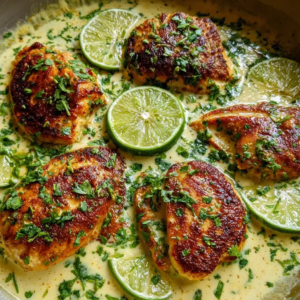 Creamy Coconut Lime Chicken Recipe - Recipe Image