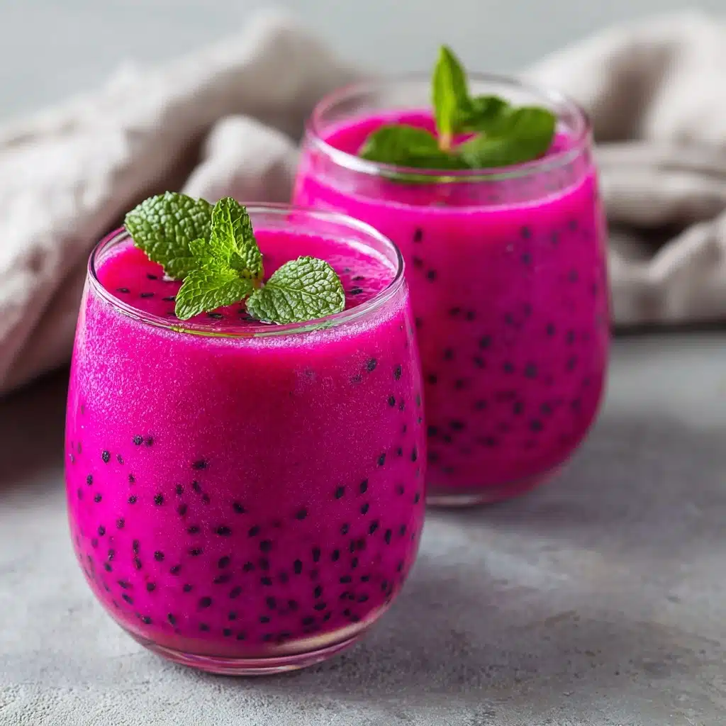 Dragon Fruit Smoothie Easy Recipe - Recipe Image