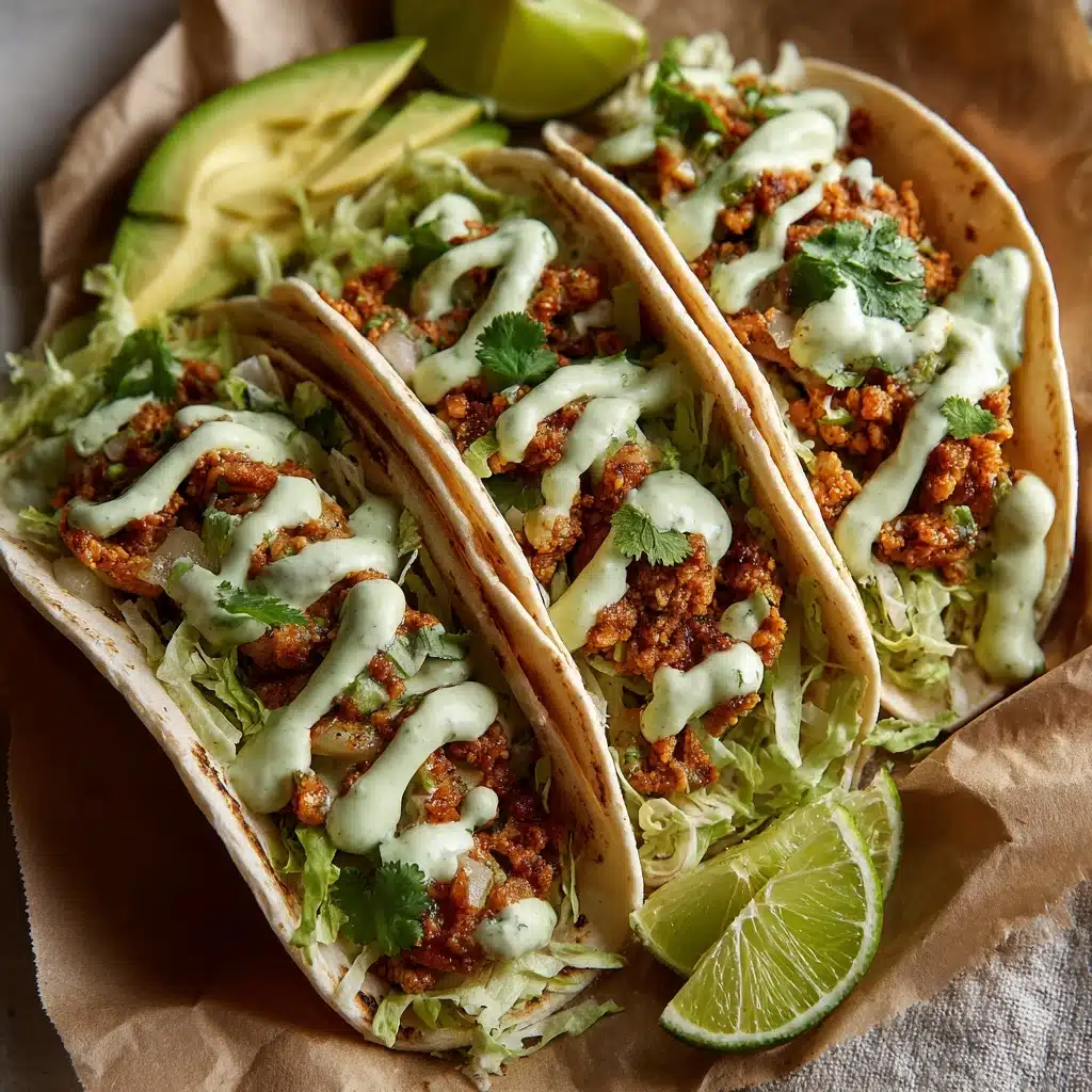 Crispy Chicken Tacos Avocado Ranch Recipe - Recipe Image