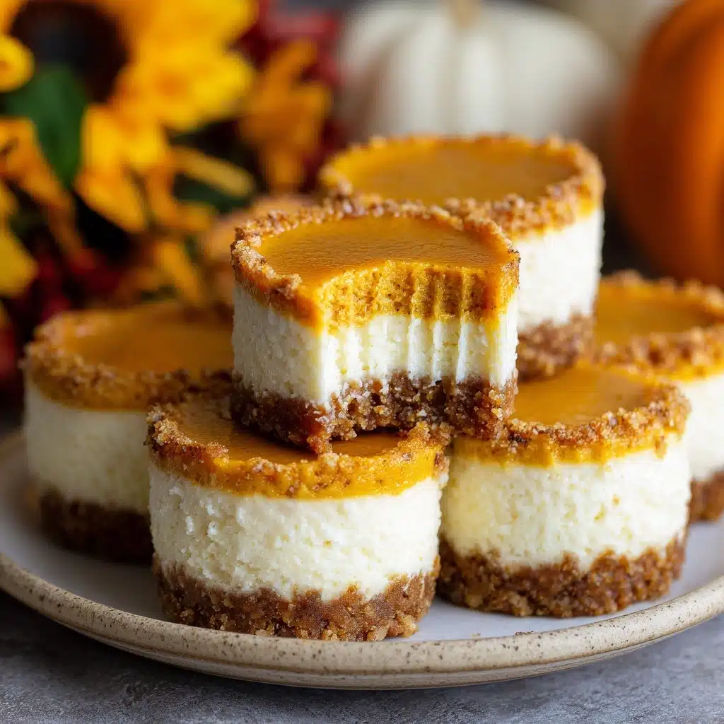 Mini Pumpkin Cheesecakes Recipe - Recipe Image