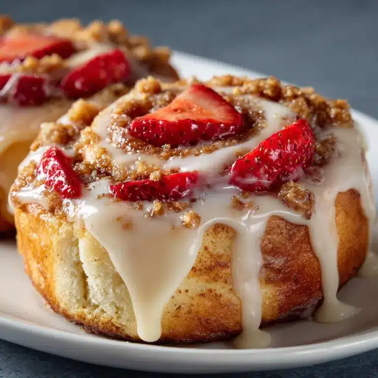 Strawberry Cheesecake Cinnabon Rolls Recipe