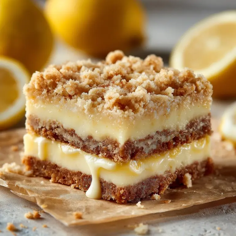 Lemon Crumb Bars Recipe