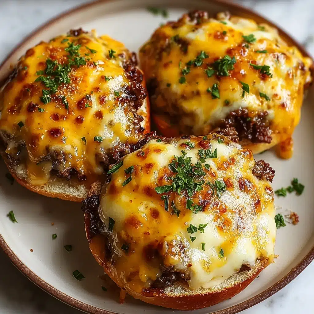 Irresistible Garlic Parmesan Cheeseburger Bombs Recipe - Recipe Image
