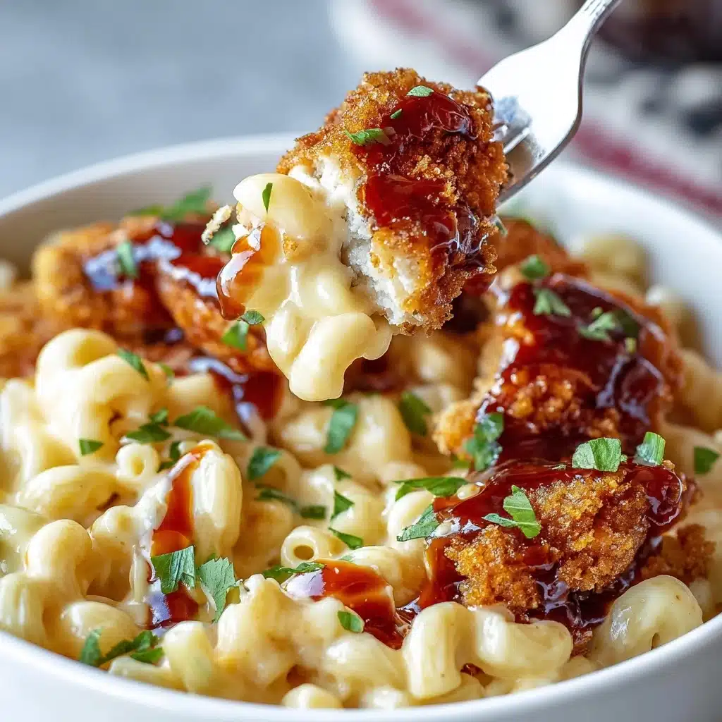 Honey Pepper Chicken Mac and Cheese Recipe - Recipe Image