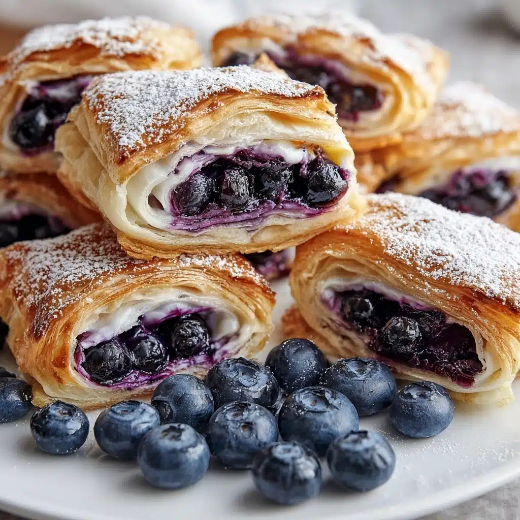Blueberry Cream Cheese Puff Pastry Recipe