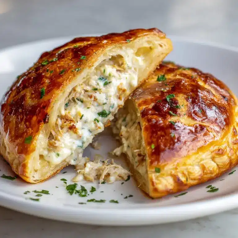 Chicken Alfredo Air Fryer Calzones Recipe