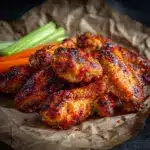 Hot Honey Peach Wings Recipe