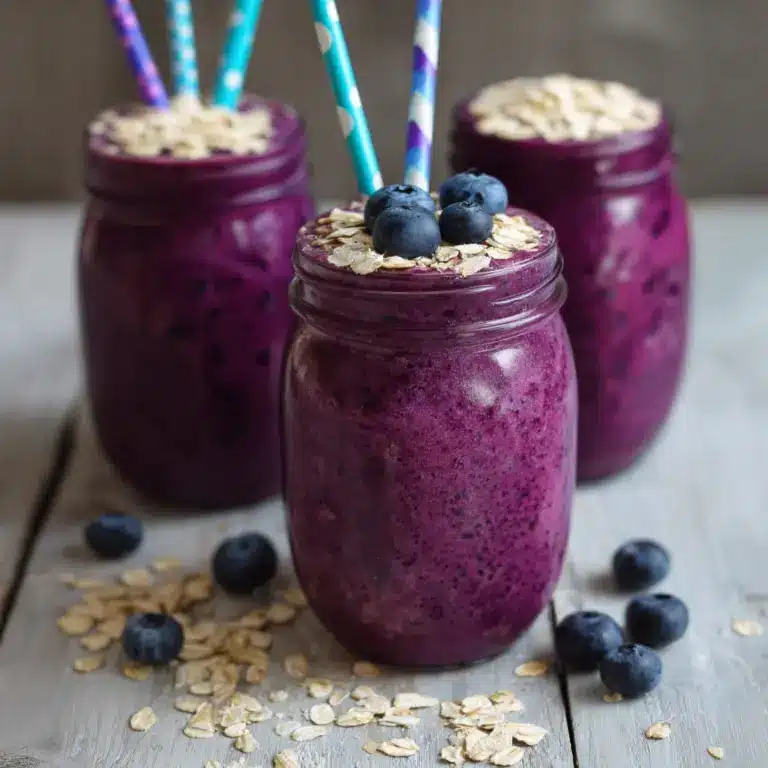 Healthy Blueberry Muffin Smoothie Recipe