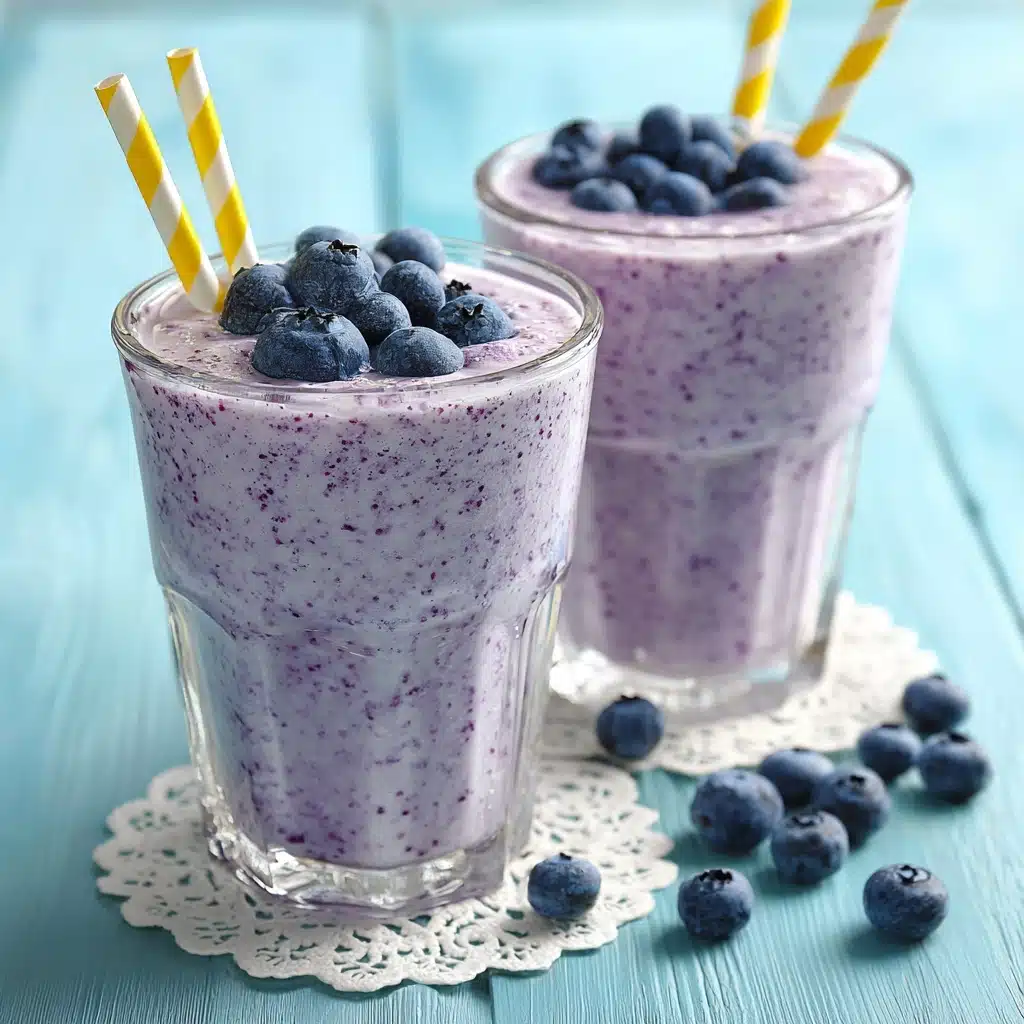Healthy Blueberry Muffin Smoothie Recipe - Recipe Image