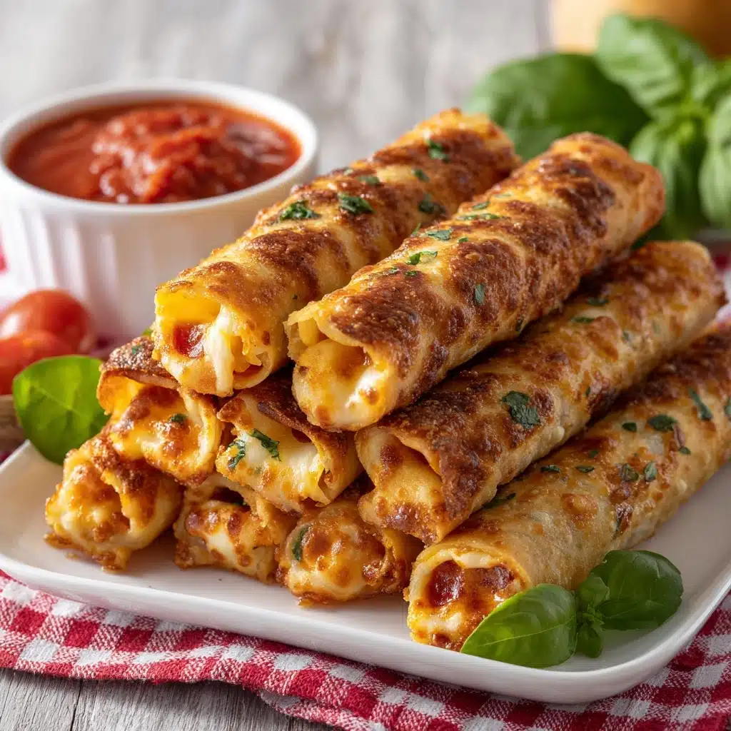 Keto Pizza Roll Ups Recipe - Recipe Image