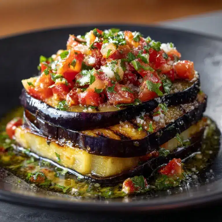 Mediterranean Roasted Eggplant Recipe