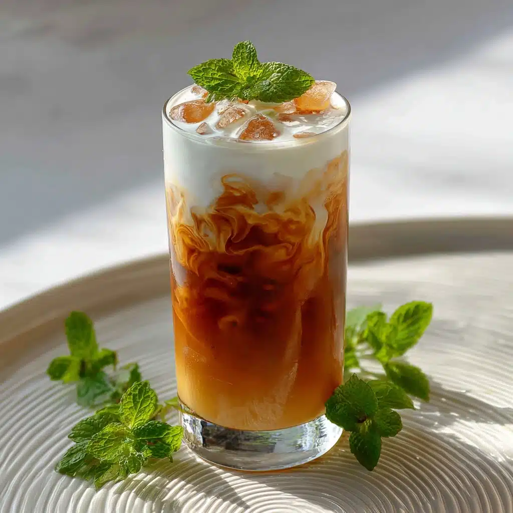 Coconut Macaron Thai Iced Tea Recipe - Recipe Image