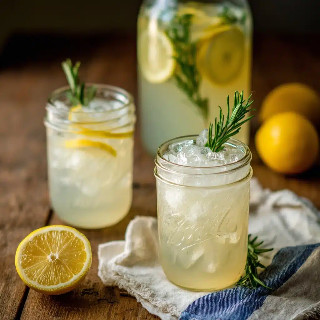 Mint and Rosemary Lemonade with Vanilla Recipe - Recipe Image