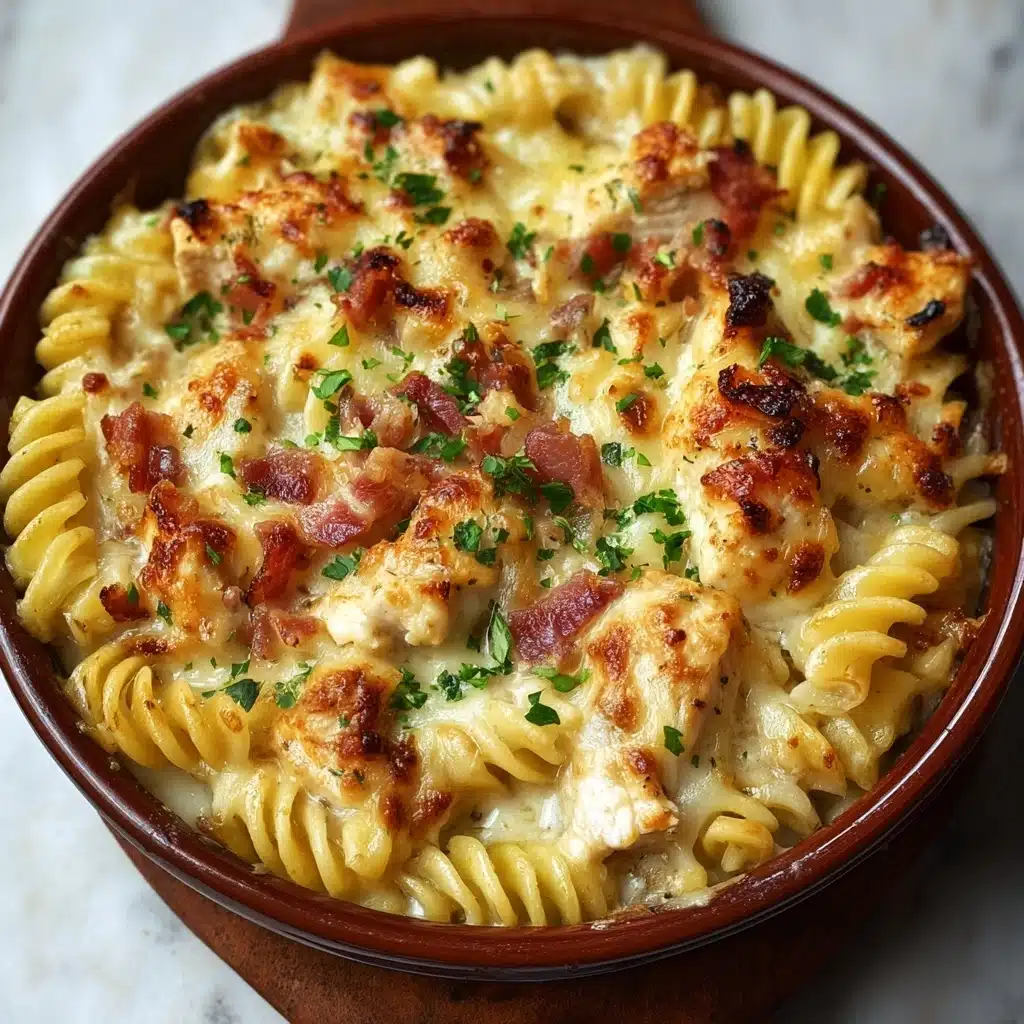 Crazy Good Chicken Pasta Casserole Recipe - Recipe Image