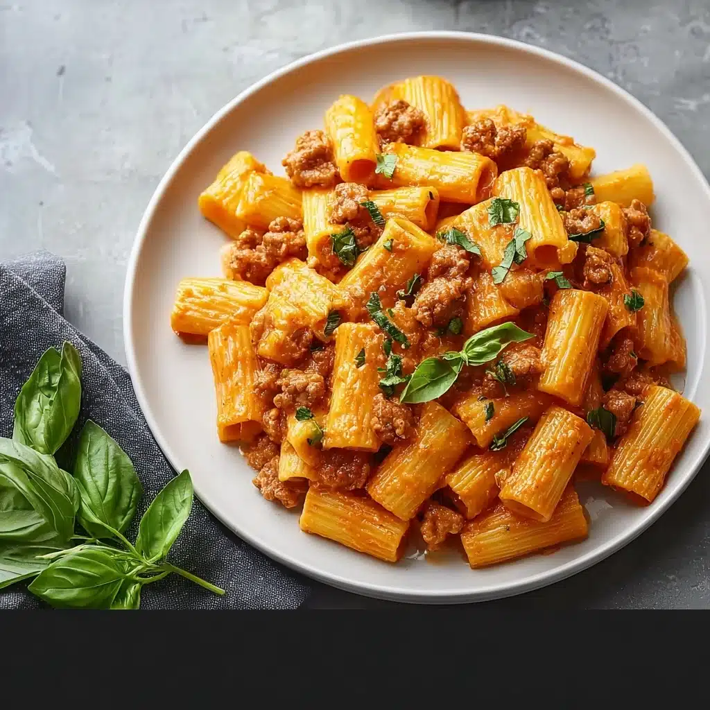 Creamy Sausage Rigatoni Recipe