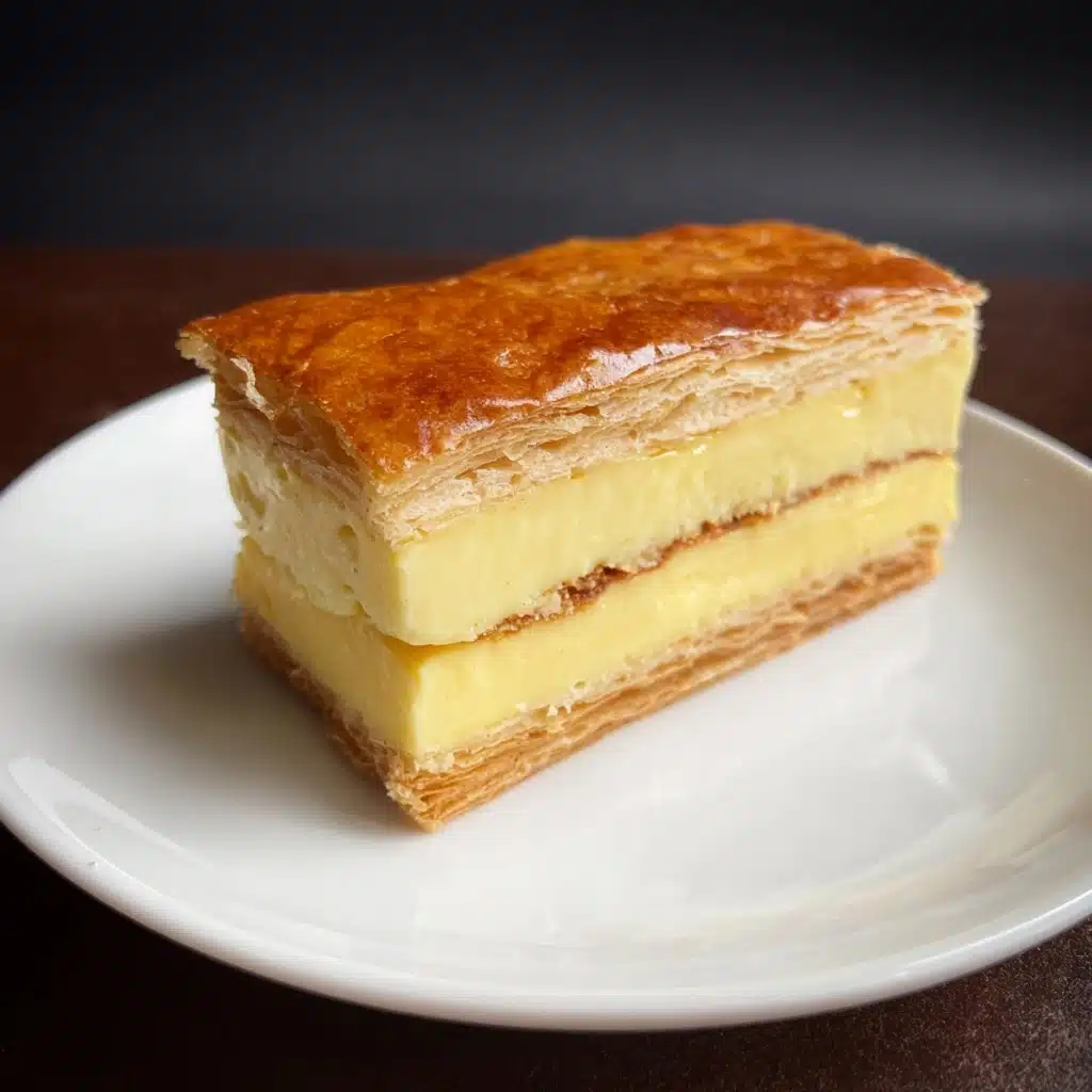 Vanilla Custard Cream Squares Recipe - Recipe Image