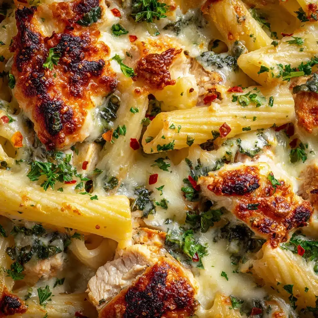 Cajun Cream Cheese Chicken Pasta Bake Recipe - Recipe Image