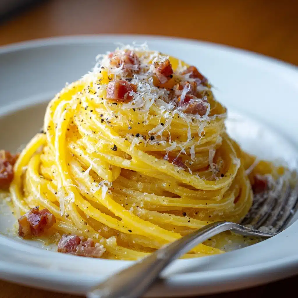 Classic Bacon Carbonara Pasta (Quick & Easy) Recipe