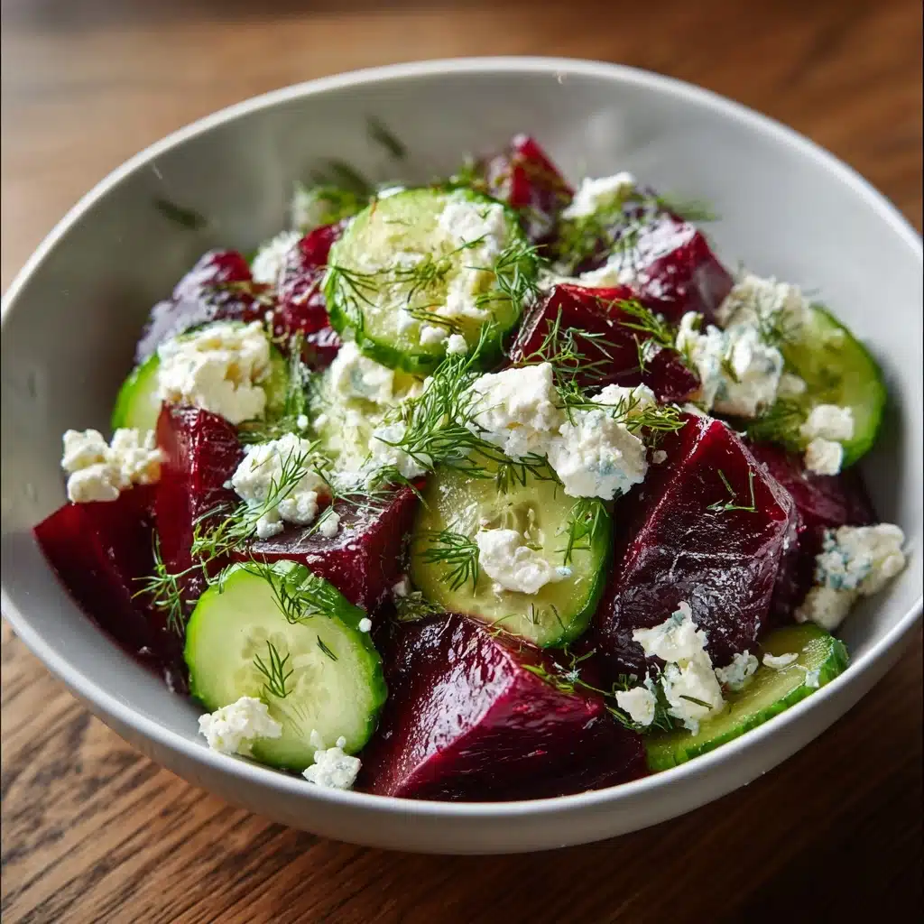 Beet Salad with Feta, Cucumbers, and Dill Recipe - Recipe Image