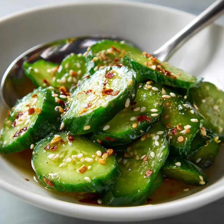 Refreshing Japanese Cucumber Salad Recipe
