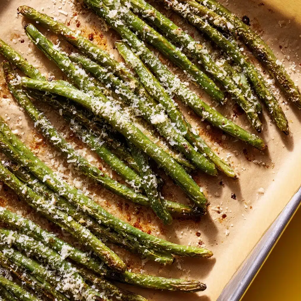 Roasted Green Beans With Garlic & Parmesan Recipe - Recipe Image