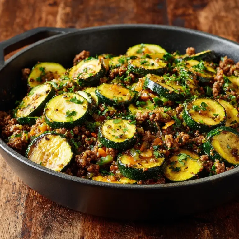 Ground Turkey and Zucchini Skillet Recipe