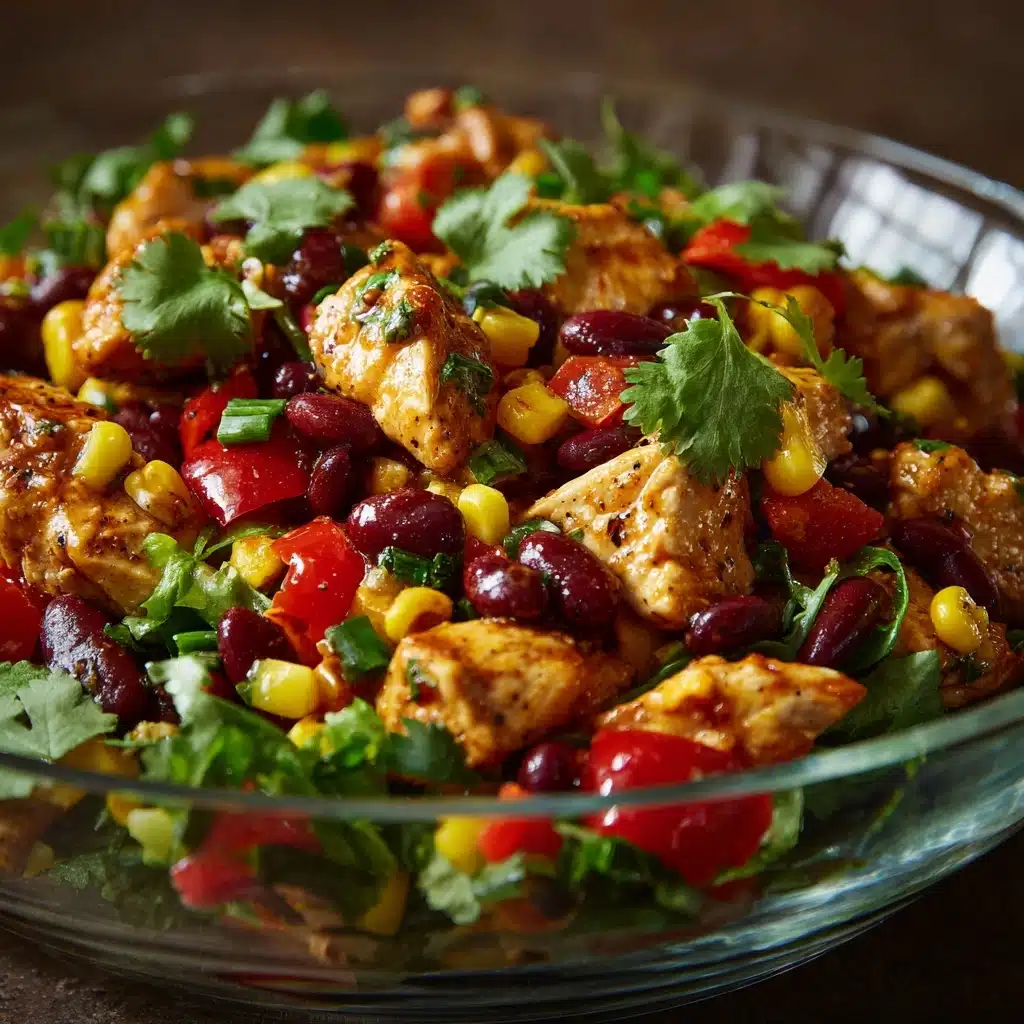 Zesty Southwest Chicken Salad Recipe is a must-try! Recipe