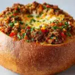 Cheesesteak-Stuffed Garlic Bread Recipe