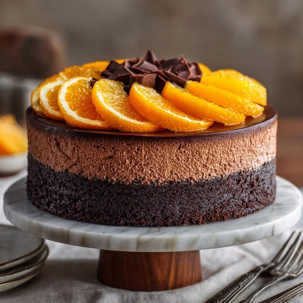Chocolate Orange Cheesecake Dessert Recipe - Recipe Image