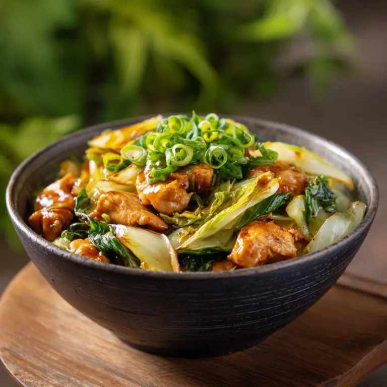 Chinese Chicken Cabbage Stir-Fry Recipe