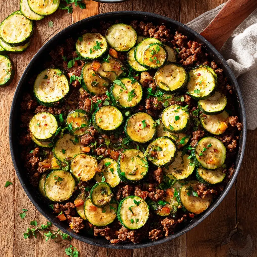 Ground Turkey and Zucchini Skillet Recipe - Recipe Image