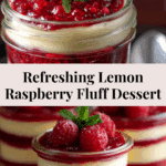 Lemon Raspberry Fluff Dessert Recipe