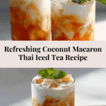 Coconut Macaron Thai Iced Tea Recipe