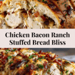 Chicken Bacon Ranch Stuffed Bread Recipe