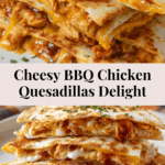 BBQ Chicken Cheddar Quesadillas Recipe