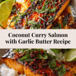 Coconut Curry Salmon with Garlic Butter Recipe