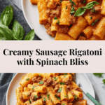 Creamy Sausage Rigatoni Recipe