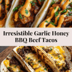 Garlic Butter Honey BBQ Beef Tacos Recipe