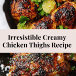 Bobby Flay's Creamy Chicken Thighs Recipe