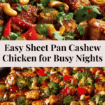 Easy Sheet Pan Cashew Chicken Recipe for Busy Weeknights Recipe