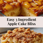 3 Ingredient Apple Cake Recipe