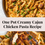One Pot Creamy Cajun Chicken Pasta Recipe