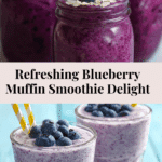Healthy Blueberry Muffin Smoothie Recipe