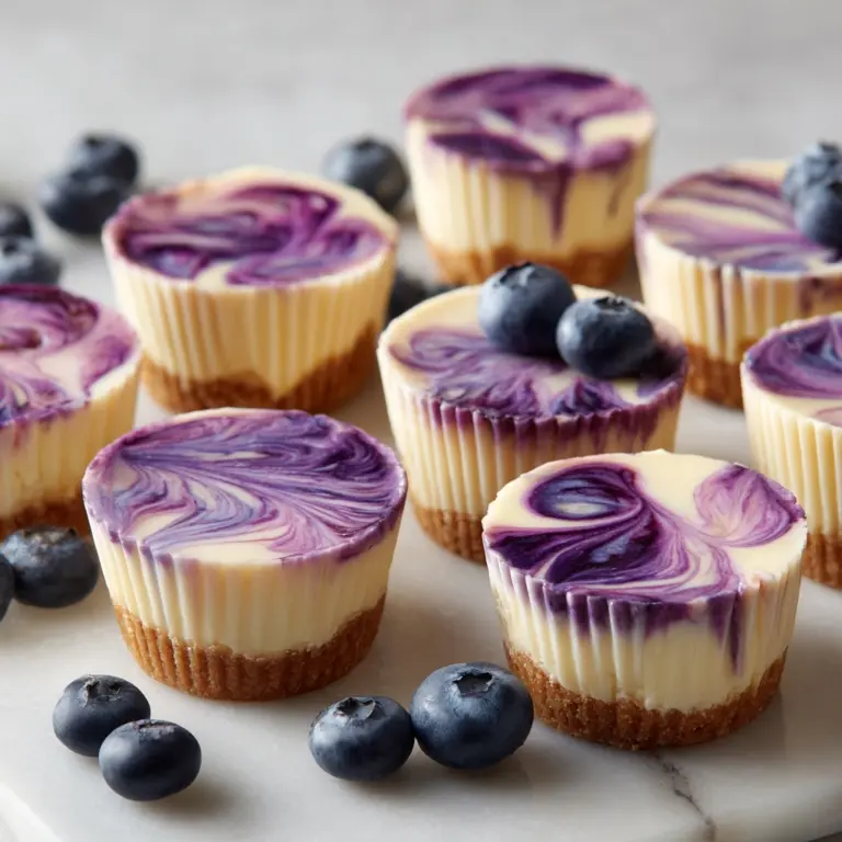 Blueberry Swirl Yogurt Bites Recipe