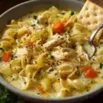 Creamy Chicken Pasta Soup Recipe