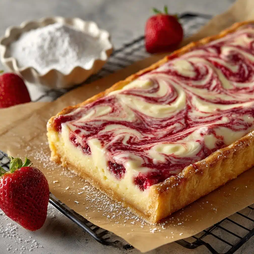 Sweet Focaccia with Raspberry Jam Recipe - Recipe Image