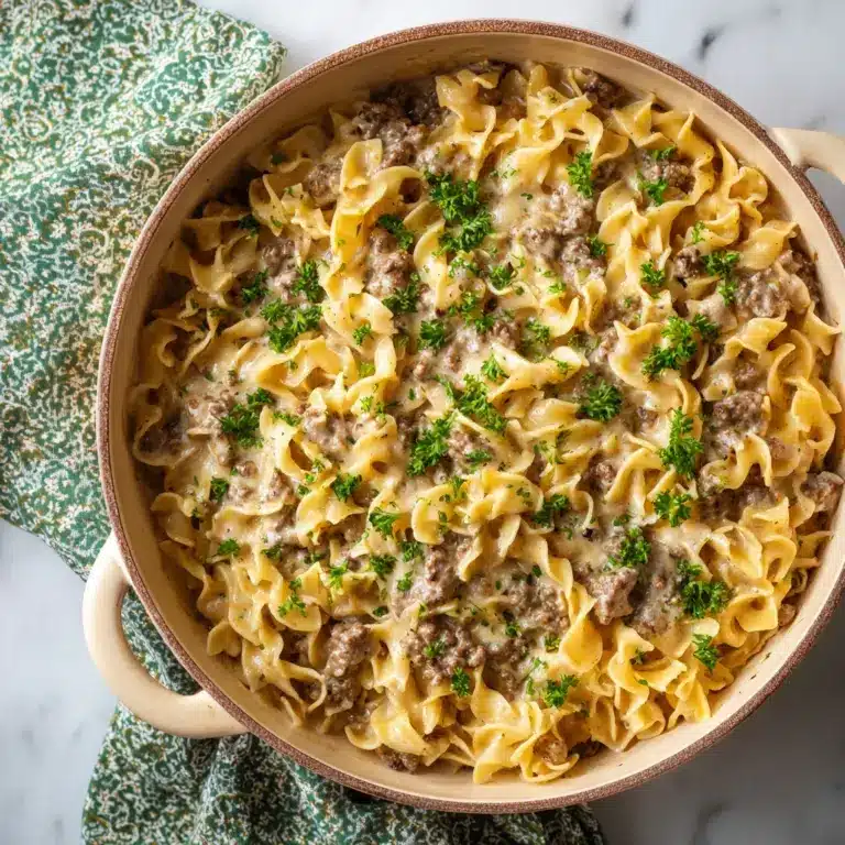 30-Minute Ground Beef Stroganoff Recipe