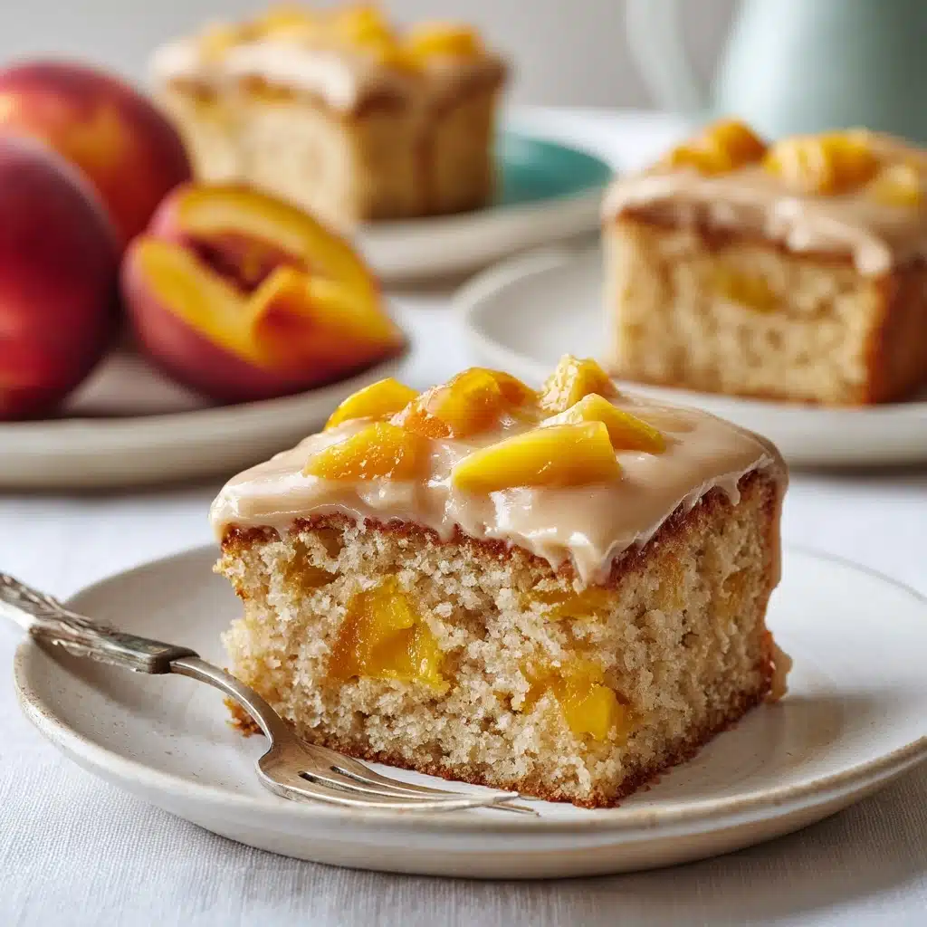 Easy Peach Cake Recipe - Recipe Image