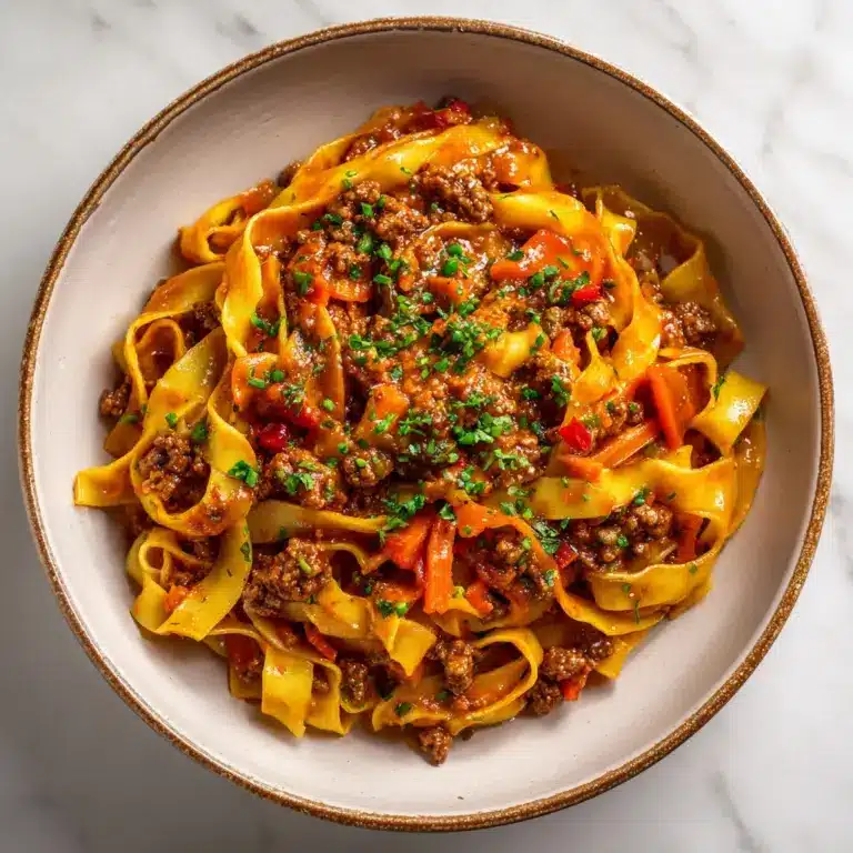 Italian Drunken Noodles Recipe